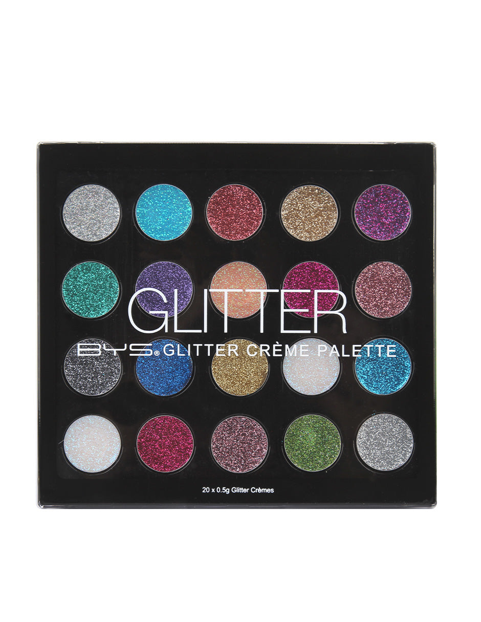 Paleta de Sombras 20 tonos Glitter Creme