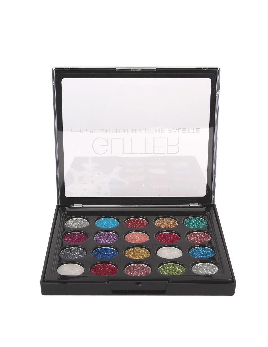 Paleta de Sombras 20 tonos Glitter Creme