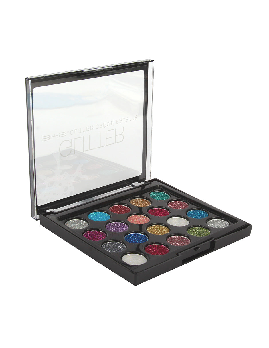 Paleta de Sombras 20 tonos Glitter Creme