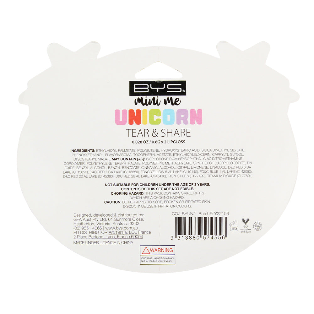 Duo gloss para labios - UNICORN