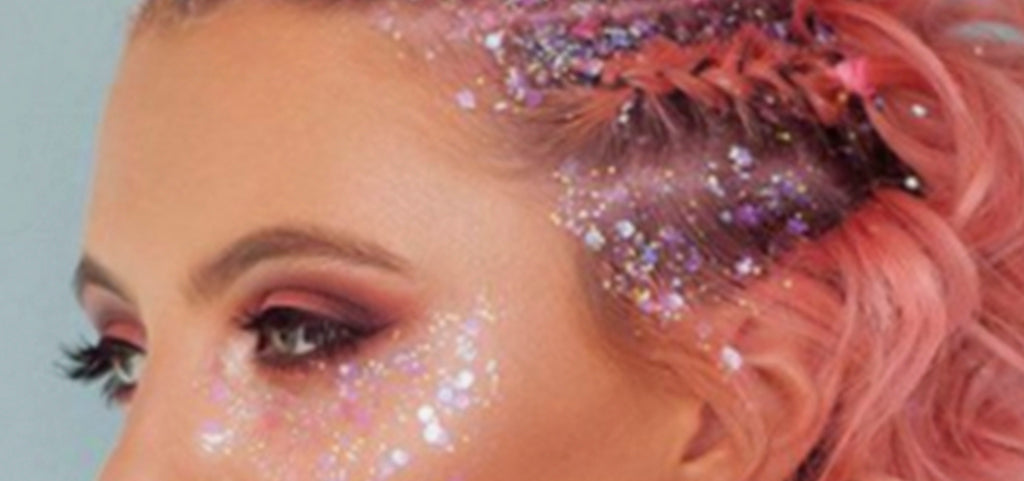 Look cósmico con glitter