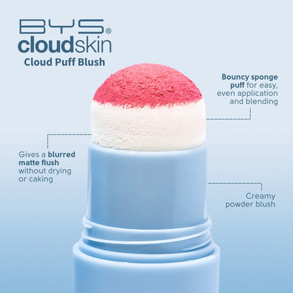 BYS Cloud Skin Rubor con esponja aplicadora