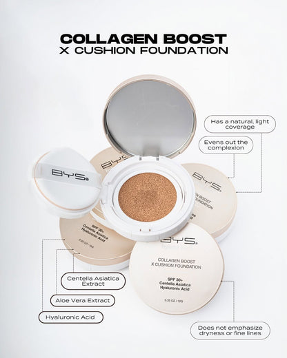 BYS Hybrid Hero Infusión de colágeno + base de maquillaje