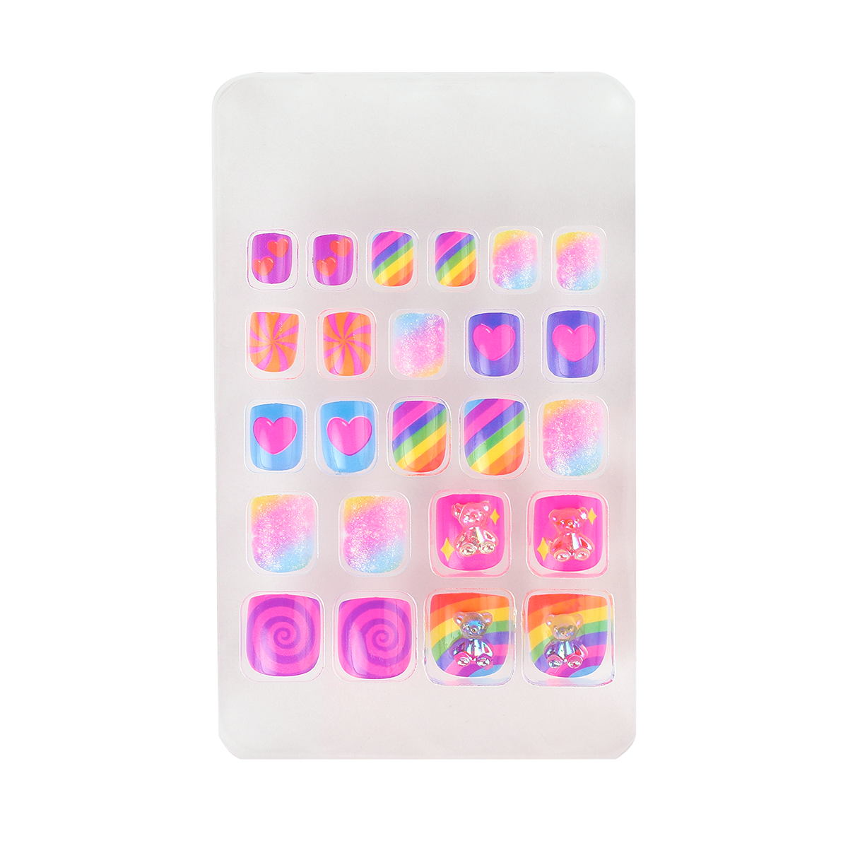 BYS Mini Me Uñas decoradas 24 piezas