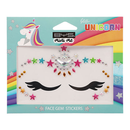 BYS MINI ME GEMAS PARA EL ROSTRO GLITTER UNICORN