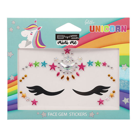 BYS MINI ME GEMAS PARA EL ROSTRO GLITTER UNICORN