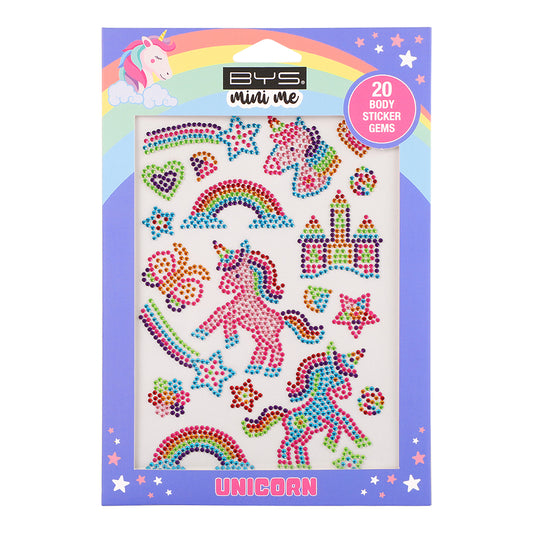 BYS Mini Me Gemas para el cuerpo 20pcs Unicorn