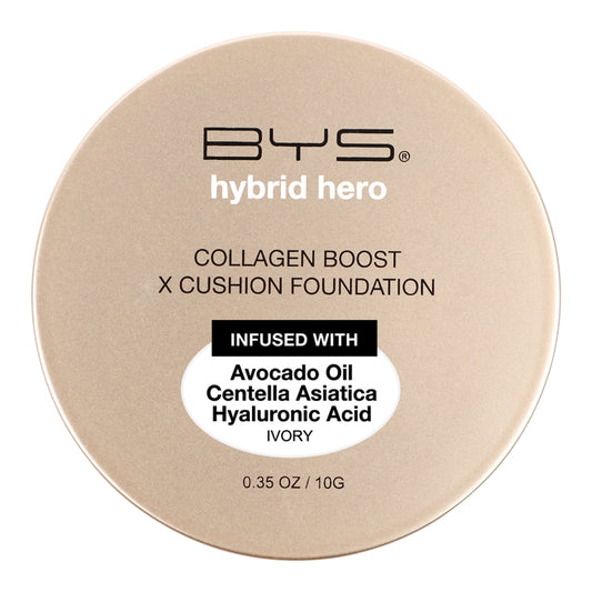 BYS Hybrid Hero Infusión de colágeno + base de maquillaje - Ivory