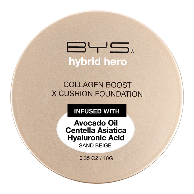 BYS Hybrid Hero Infusión de Colágeno + Base de Maquillaje Sand Beige