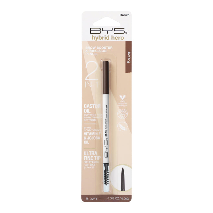 BYS Hybrid Hero Estimulador de Cejas + Lápiz de Precisión Brown
