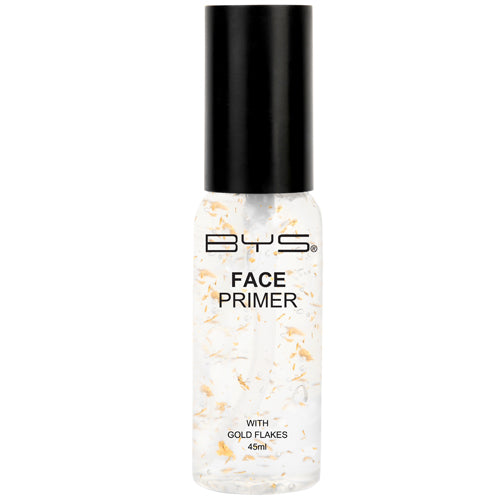Primer para rostro con hojuelas doradas Transparente