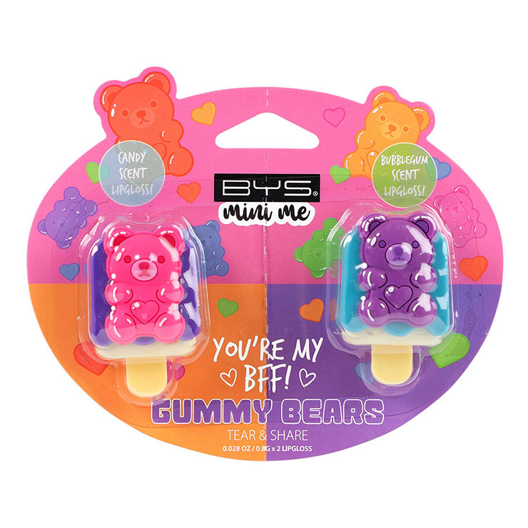 BYS MINI ME GLOSS PARA LABIOS 2 PIEZAS GUMMY BEARS