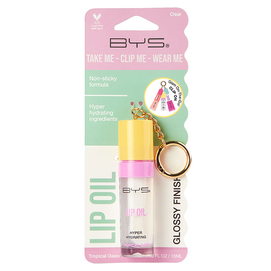 Aceite labial hidratante con llavero - Tropical Oasis