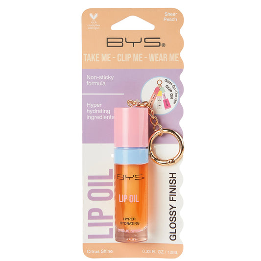 Aceite Labial Hidratante con Llavero Citrus Shine