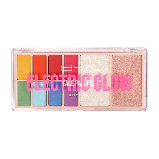 BYS Paleta de Ojos y Rostro 10 pcs Electric Glow