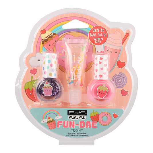 BYS Mini Me Kit de uñas y labios 3 piezas - Fun-Dae