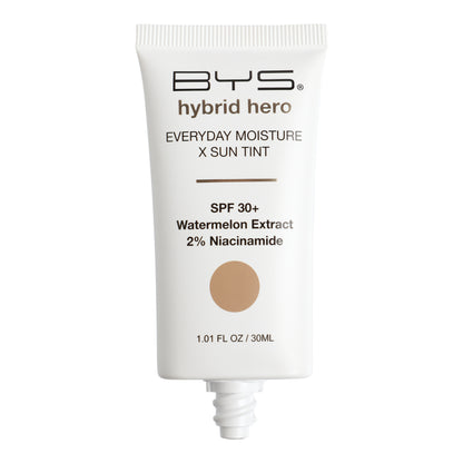 BYS Hybrid Hero Hidratante diario + tinte con protección solar