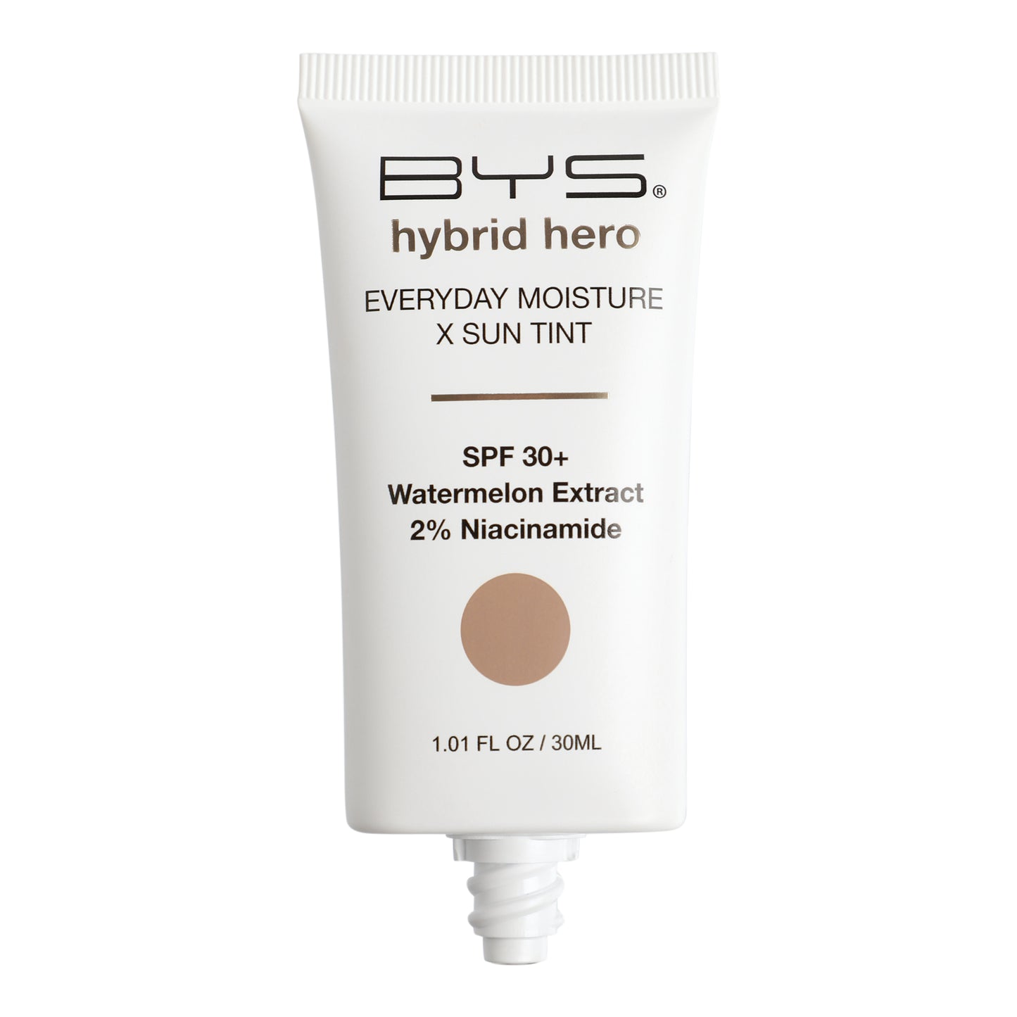 BYS Hybrid Hero Hidratante diario + tinte con protección solar