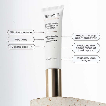 BYS Hybrid Hero Suero Reparador Iluminador + Primer