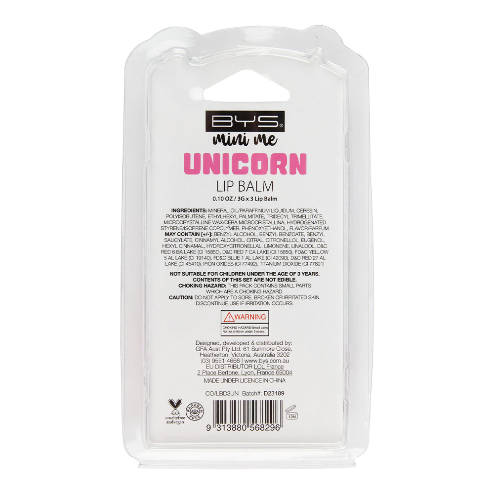 Set de bálsamo para labios - UNICORN
