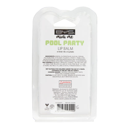 Set de bálsamo para labios - POOL PARTY